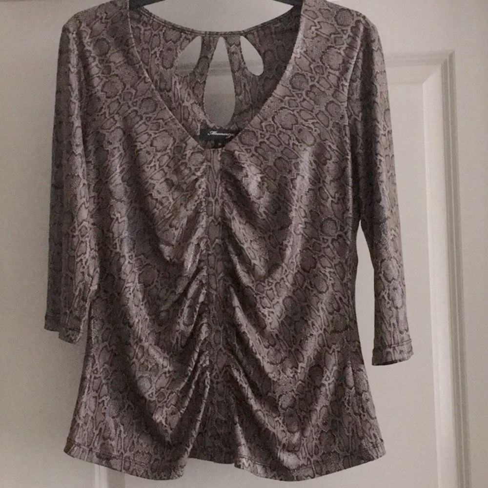 Animal Print Top! Sz M